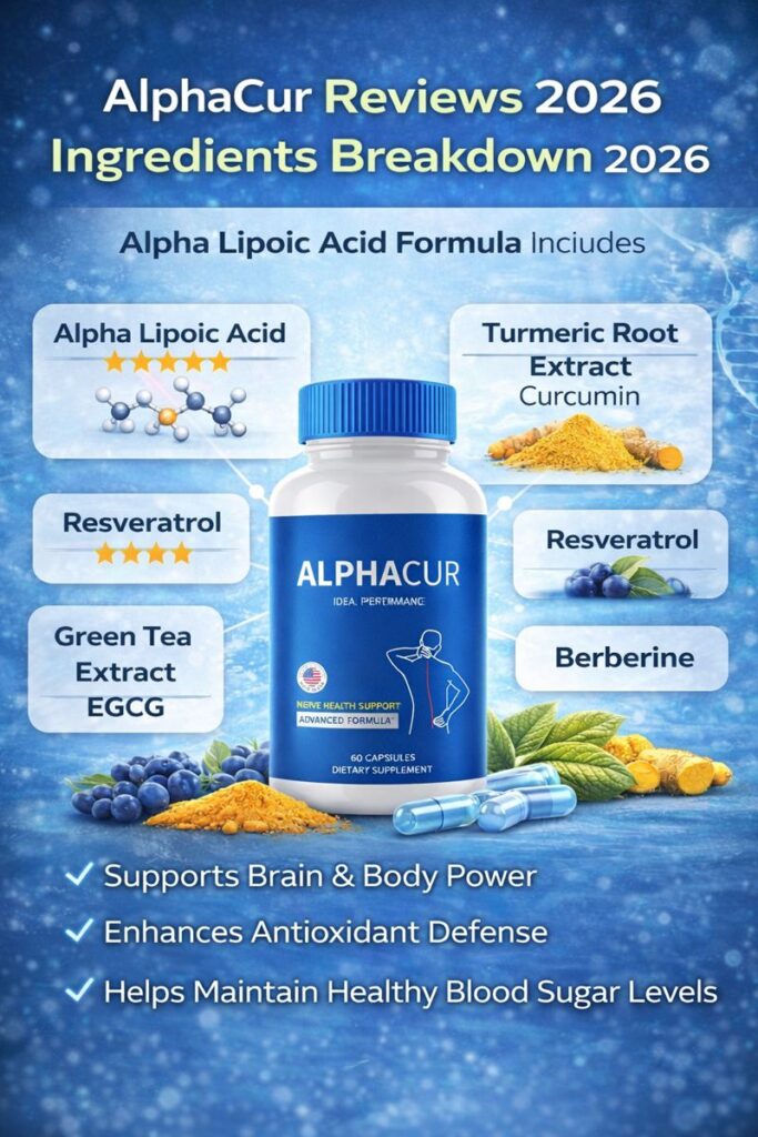 alphacur reviews 2026 ingredients Alpha Lipoic Acid formula breakdown